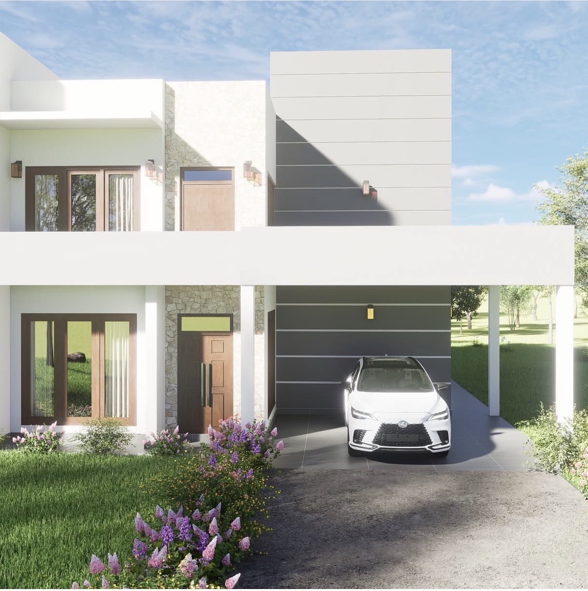 Residential Facade Detail